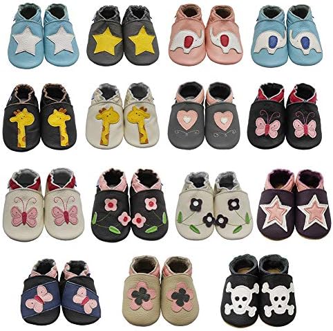 תינוק נעלי עור ראשון הליכה מוקסינים תינוקות פעוט רך בלעדי חמוד בני בנות זחילה נעלי בית