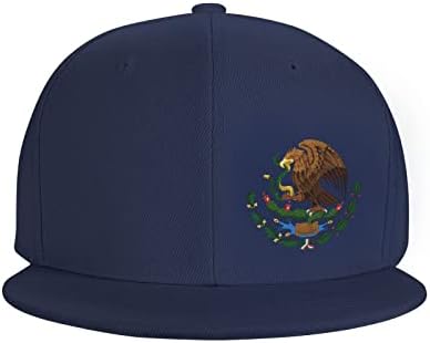 מעיל נשק מקסיקני יוניסקס 3D הדפס כובע בייסבול קלאסי כובע סנאפבק שטוח שטר היפ הופ כובעים