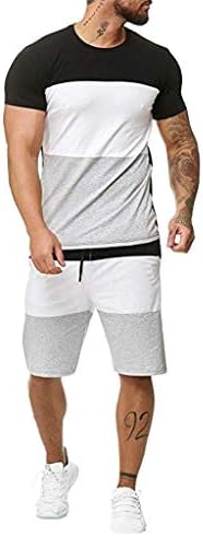 סטים של תלבושת ספורט לגברים XXBR, חולצות טריקו כושר של קיץ 3D, מכנסיים קצרים 2 אימונית סט רצועות לזיעה לגברים