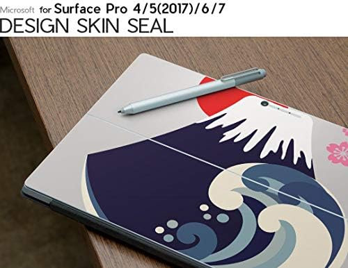 igsticker Ultra דק דקיקים מדבקות גב מגן עורות כיסוי מדבקות טבליות אוניברסאלי עבור Microsoft Surface Pro7 / Pro2017 / Pro6 014182 Mount Fuji דובדבן יפני פריחת דובדבן