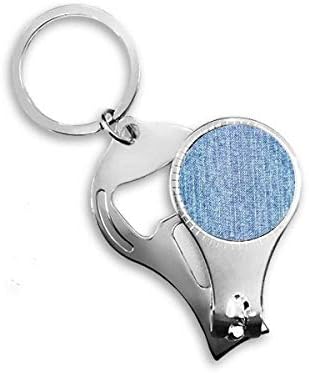 ג'ינס ז'אן קאובוי בטנה טקסטיל ציפורני ניפר טבעת מפתח שרשרת פותחן בקבוק פתיחה