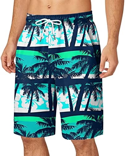 גזעי שחייה מפוספסים גברים קיץ פלוס גודל קלאסי חוף הוואי מכנסיים רופפים בגד ים עם משיכה
