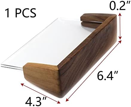 מסגרת תמונה עץ מסגרת עץ מסגרת עץ עם בסיס עץ וכיסוי אקרילי לתצוגה אופקית 1pcs עם בסיס עץ וכיסוי אקרילי לתצוגה אופקית 1pcs