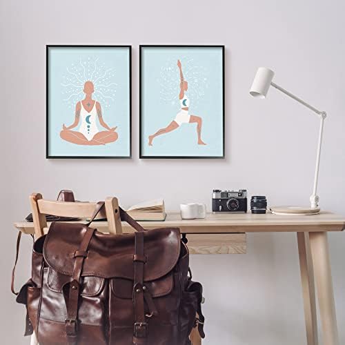 תעשיות סטופל יוגה כושר עובד דמות אנושית מדיטציה, עיצוב מאת נינה בלו