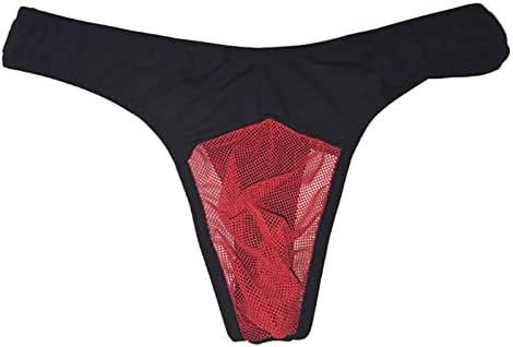 תחתונים סקסיים של גברים פיתוי הלבשה תחתונה תחתוני עלייה נמוכה G-String T-Back תחתון חוטיני טנגה