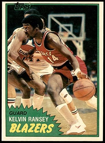 1981 Topps 88 W Kelvin Ransey Portland Trail Blazers NM Trail Blazers