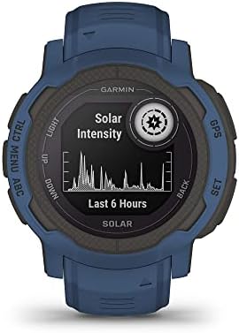 Garmin Instinct 2 GPS Smartwatch מחוספס סולארי, כחול גאות