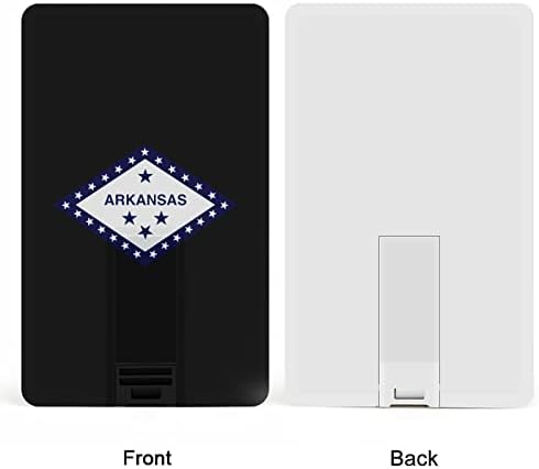 דגל מדינת ארקנסו דגל זיכרון USB מקל פלאש מכונן כרטיס אשראי בכרטיס כרטיסי בנק כרטיס בנקאות