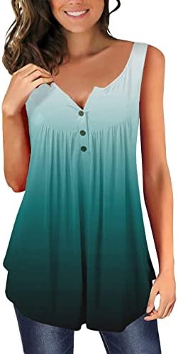 עניבת נשים צבע חולצה ללא שרוולים חולצת חולצה לבוש גופיות טוניקה סיבתיות קפלים חולצות קפלים חולצות חולצות הנלי חולצות