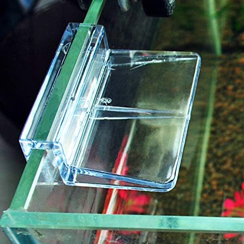 Ioffersuper 8 יח 'טנק דגים אקווריום מיכל כיסוי זכוכית אקרילי מחזיק תמיכה בגודל 6 ממ עובי זכוכית