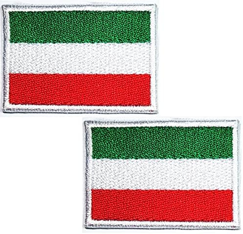 קליינפלוס 2 יחידות. 1.2 על 1.7 אינץ'. איטליה דגל תיקון טקטי צבאי דגל אפליקציות תיקוני עולם המדינה דגל רקום עבור תלבושות מעילי כובע בגדי שקיות רקמת קרפט